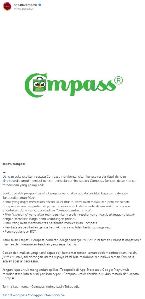 IoT Bikin Sepatu Compass jadi Tuan di Negeri Sendiri 3