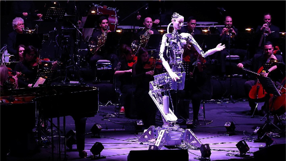Robot Android Altar 3 Jadi Konduktor di Konser Orkestra 4 Robot Android Altar 3 Jadi Konduktor di Konser Orkestra
