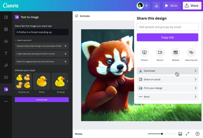 Canva-Text-To-Image