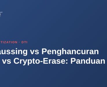 Degaussing vs Penghancuran Fisik vs Crypto-Erase: Panduan 6