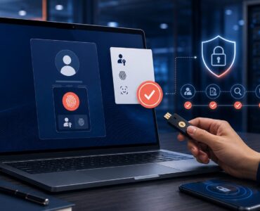 Passwordless authentication enterprise dengan YubiKey, passkey, dan audit login aman