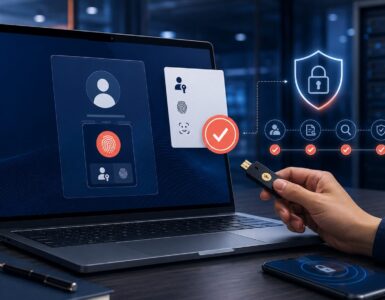 Passwordless authentication enterprise dengan YubiKey, passkey, dan audit login aman