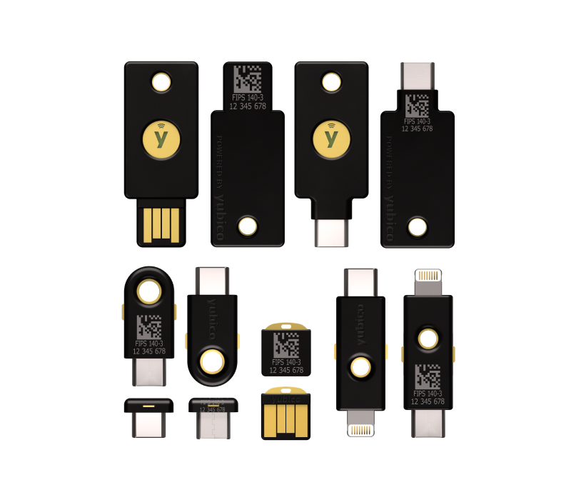 Ilustrasi YubiKey — Hardware Security Key untuk Akses Admin & Privileged
