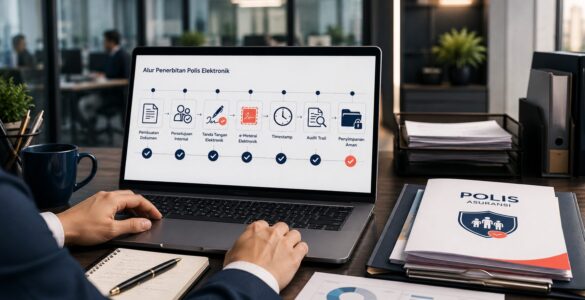 Asuransi Digital: Polis Elektronik dengan E-Signature + E-Meterai 6 polis digital asuransi dengan e-signature, e-Meterai, audit trail, dan repository aman untuk operasi asuransi